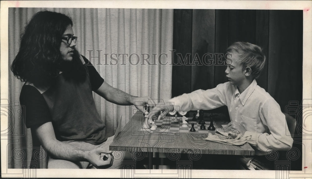 1972 Press Photo Houston chess club&#39;s junior tournament - hca21343-Historic Images