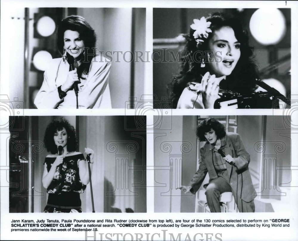 1988 Press Photo Four selected to perform on &quot;George Schlatter&#39;s Comedy Club&quot;- Historic Images