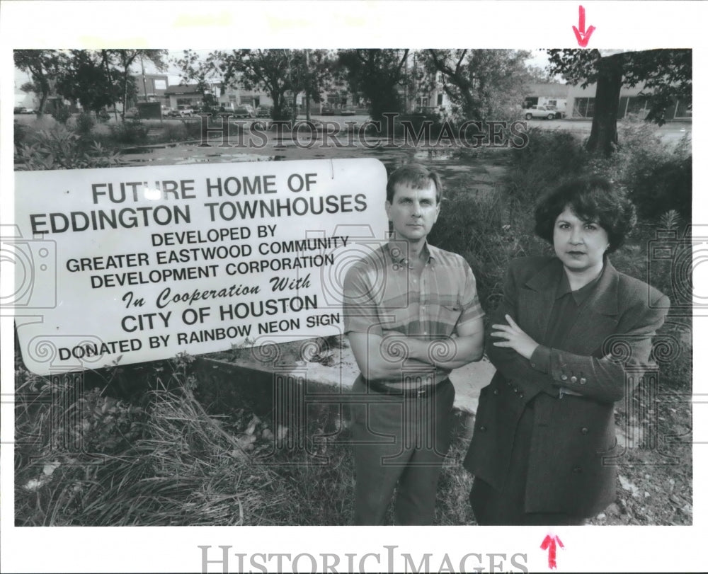 1991 Sandra Vega, president Greater Eastwood CDC, Houston, Texas - Historic Images