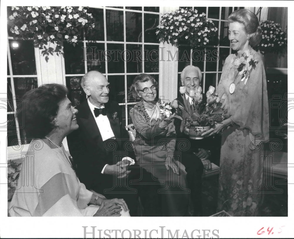 1983 Garden Club of America President Mrs. Samuel Beattie in Houston - Historic Images