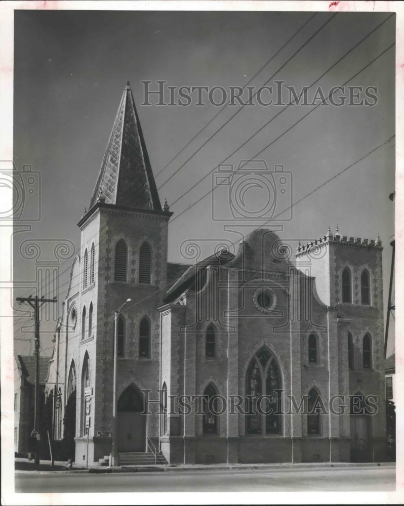 1959 Press Photo First Methodist Church - Edna, Texas - hca22758 - Historic Images