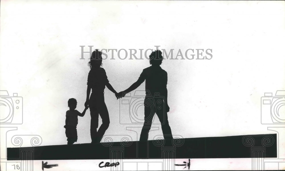 1982 Walking along Galveston's Seawall Blvd. by Gulf of Mexico - Historic Images