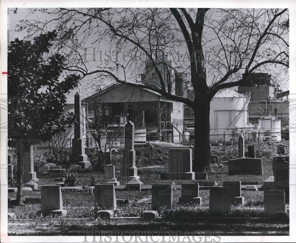 1985 Press Photo Glendale Cemetery - Houston - hca23715 - Historic Images