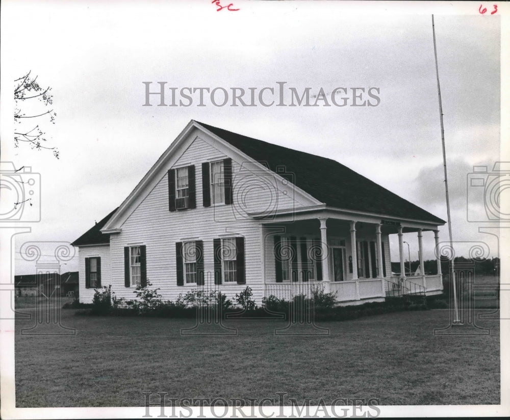 1969 Press Photo Griffin Memorial House museum in Tomball, Texas - hca23802 - Historic Images