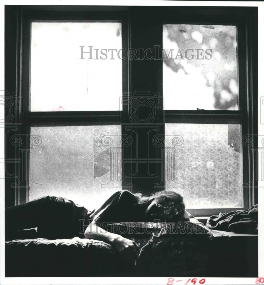 1981 Run away lies down at Family Connection, Houston, TX - Historic Images