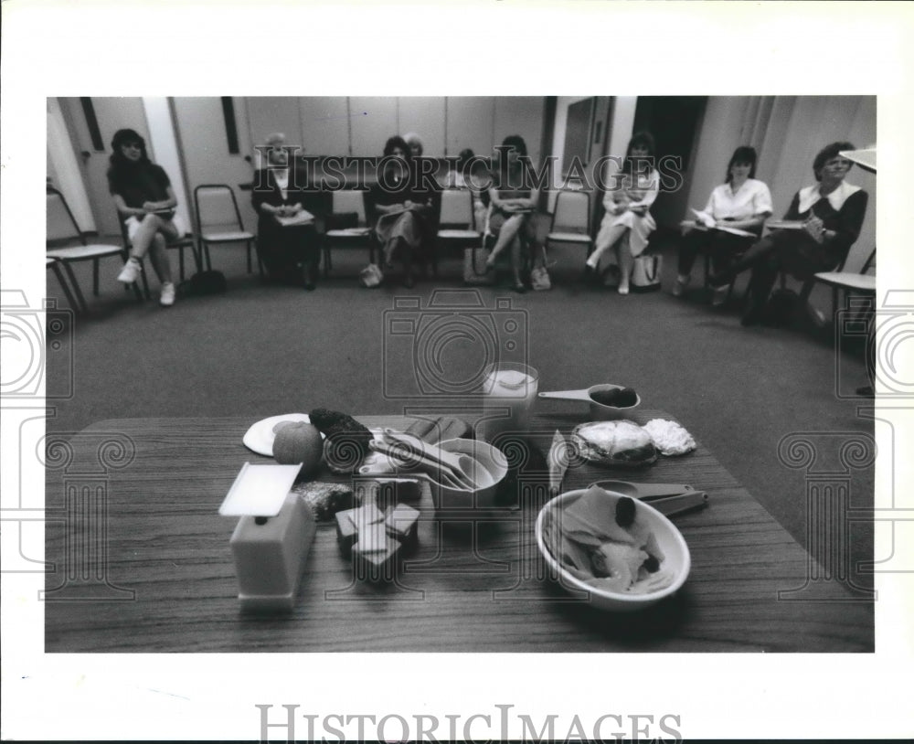 1991 Press Photo Women at First Place program at First Baptist Church, Houston - Historic Images