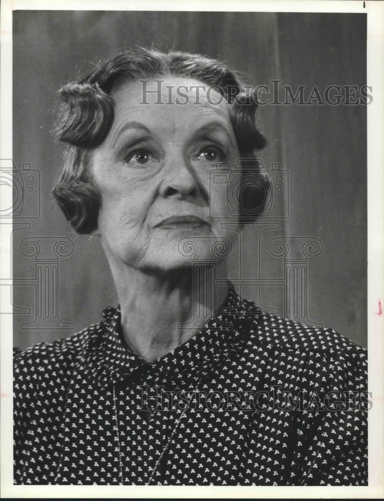 1981 Press Photo Actress Bette Davis, Two-Time Oscar Winner, in &quot;Family Reunion&quot;- Historic Images