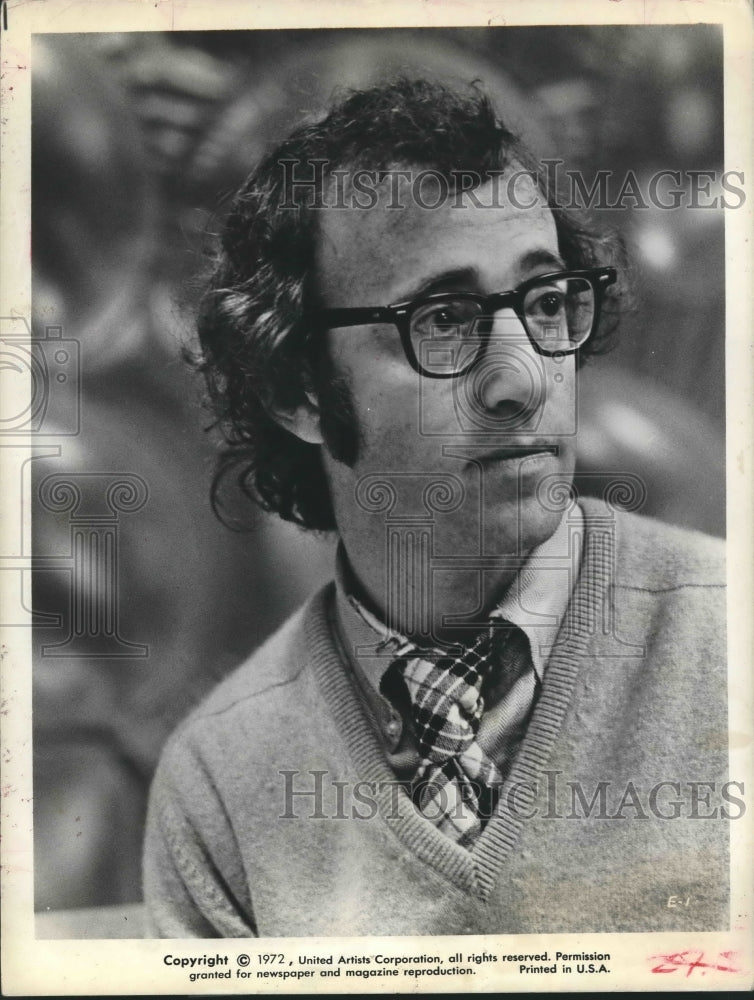 1972 Press Photo Woody Allen Stars In &quot;Everything You Wanted To Know About Sex*&quot; - Historic Images