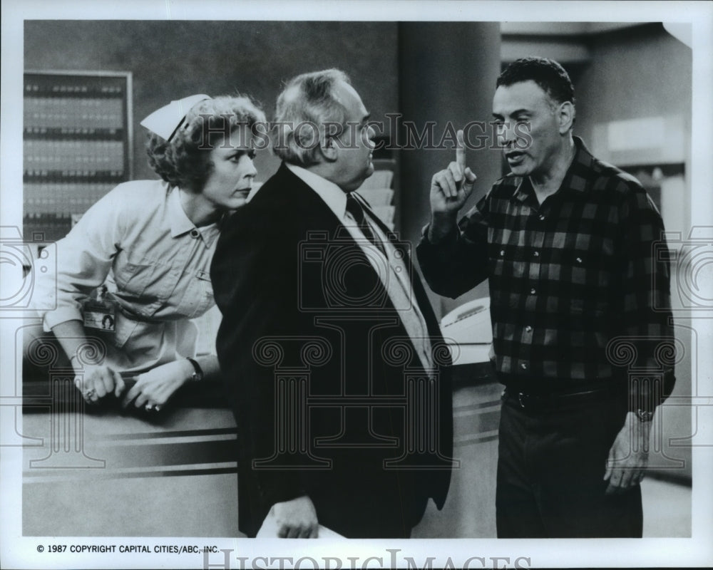 1987 Alan Arkin and others in &quot;Harry&quot; - &quot;Mr. Imperfect&quot; in ABC - Historic Images