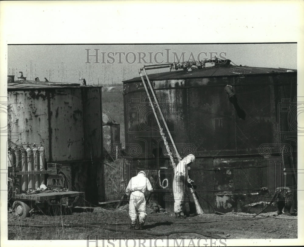 1984 Hazardous Waste Site Near La Marque, Texas - Historic Images