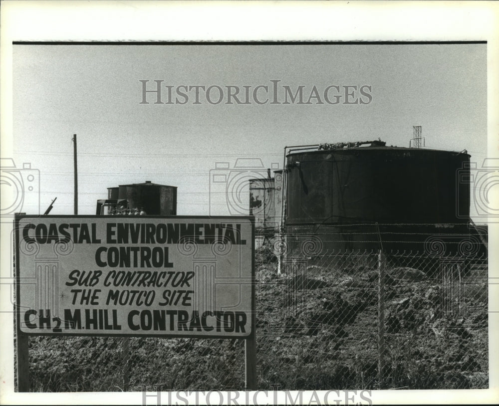 1984 Motco Hazardous Wast Site Near La Marque, Texas - Historic Images