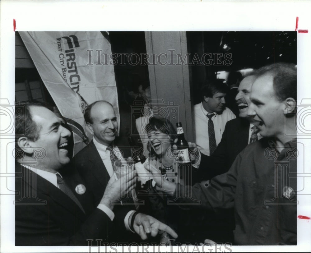 1993 Toast to Failed First City Bankcorporation of Texas - Historic Images