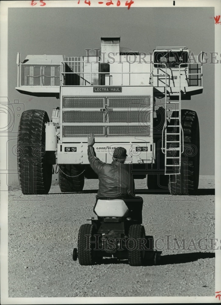 1982 Goodyear 12&quot; and 12 foot tires both tested in San Angelo, TX - Historic Images