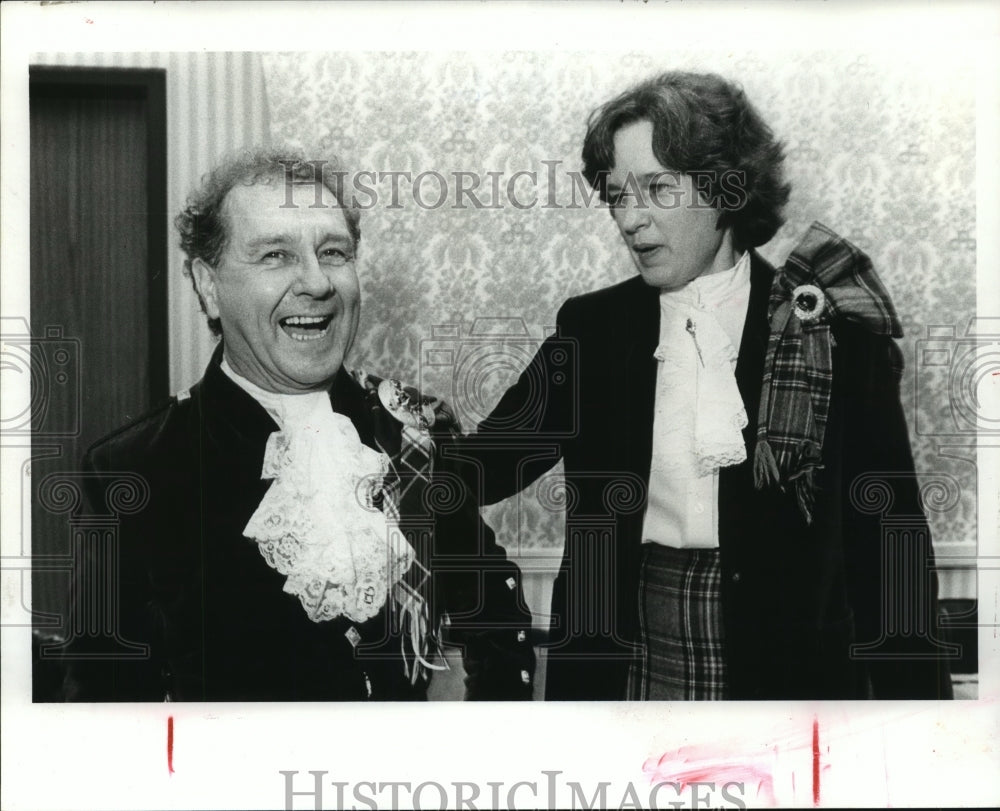 1987 Musicians Arthur Gordon-Mason and Nancy Rutherford - Historic Images