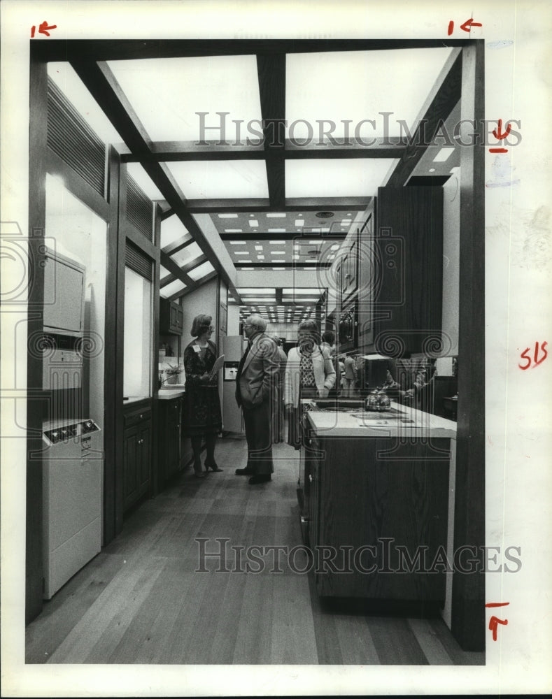 1982 Kitchen at Home Improvement Council exhibition in Houston - Historic Images