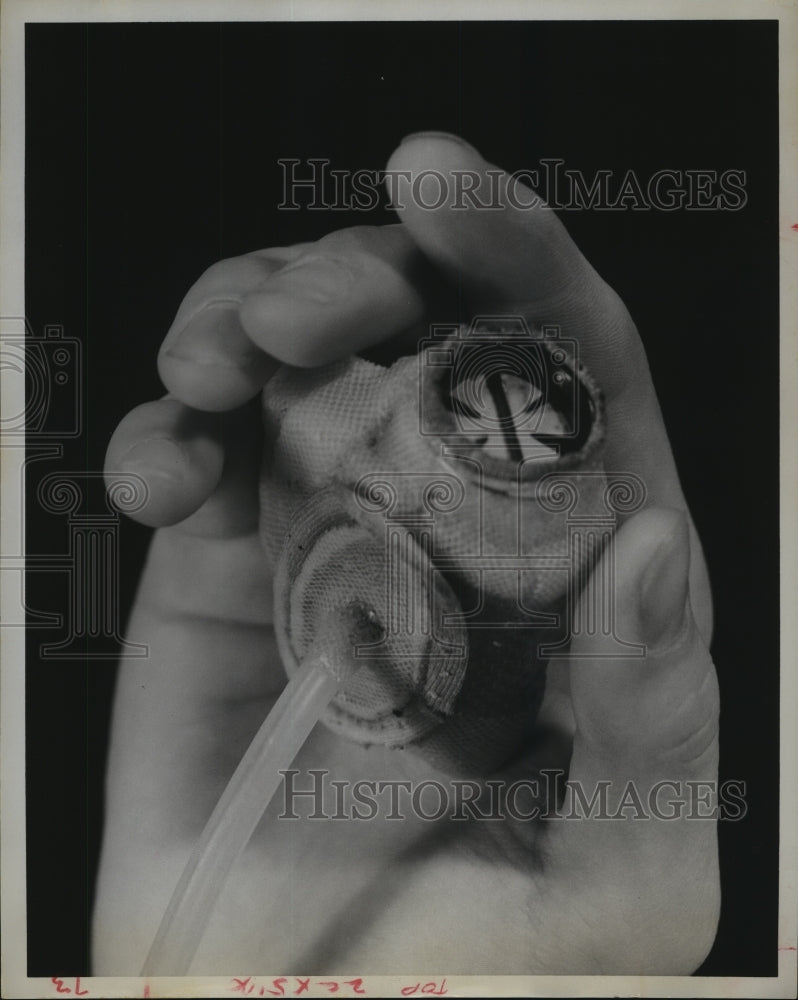 1965 Press Photo Houston Group&#39;s artificial heart single pump - hca28618 - Historic Images