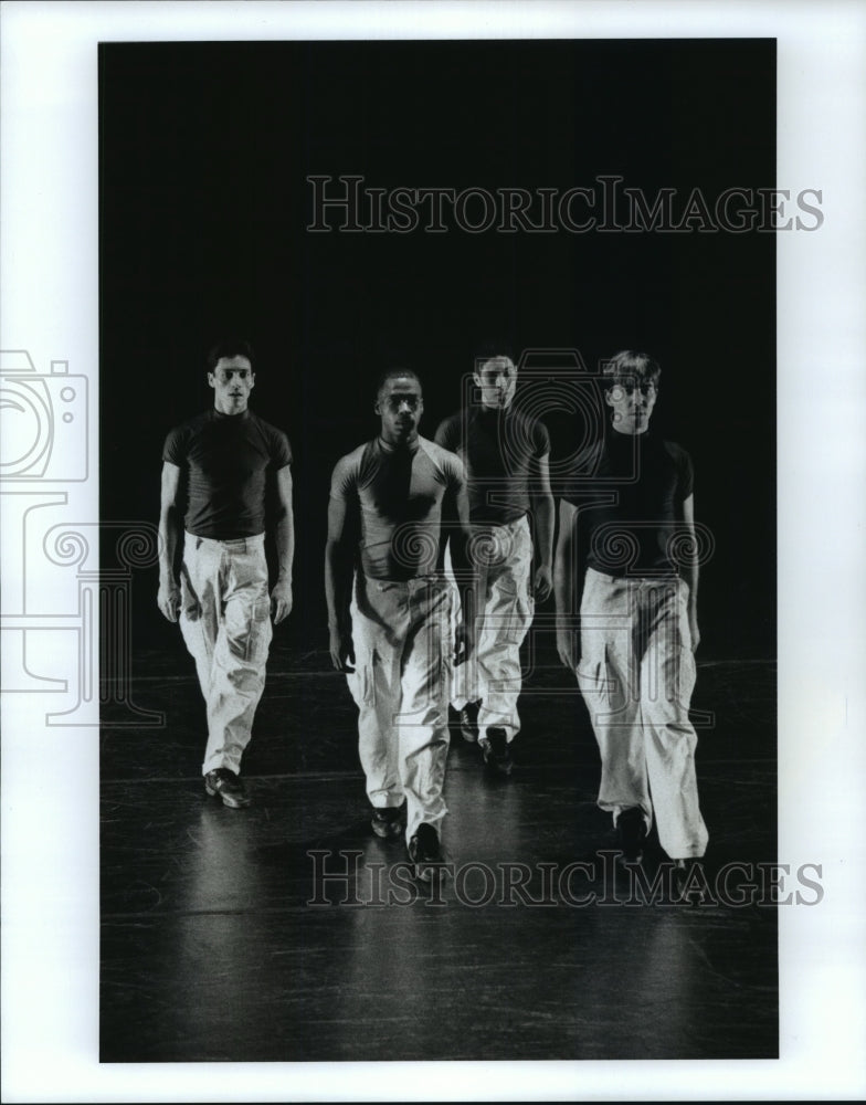 1999 Dance group on stage with Houston Metro Dance Center - Historic Images