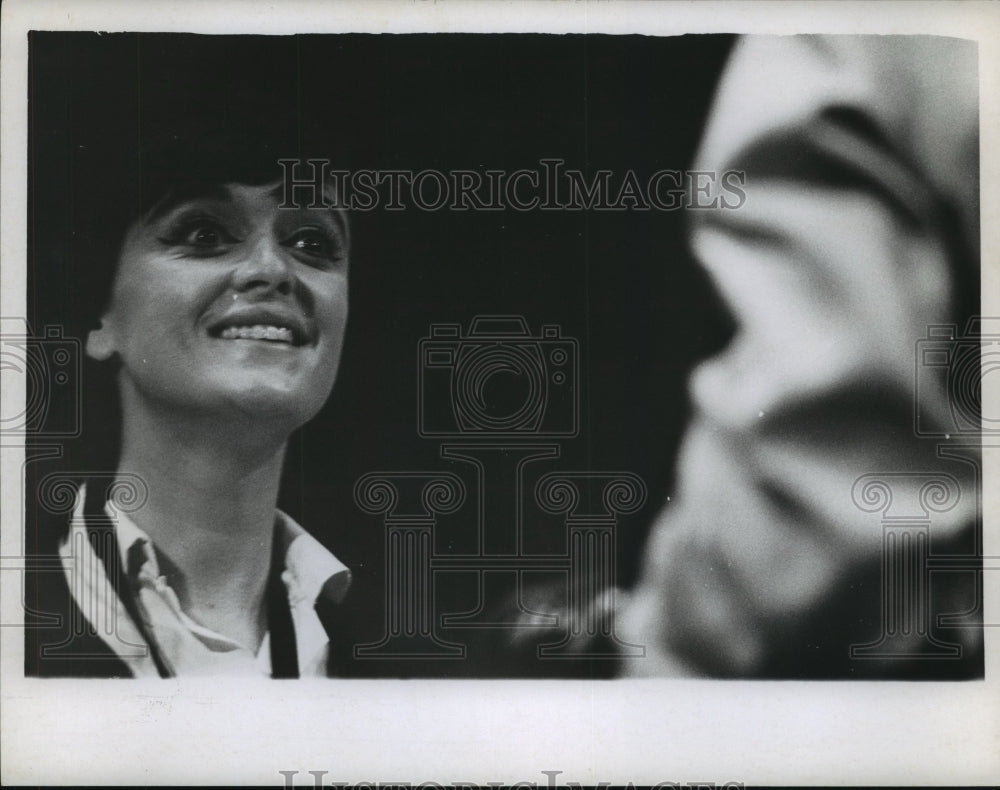 1966 Press Photo Actress at Houston Music Theatre - hca29448 - Historic Images