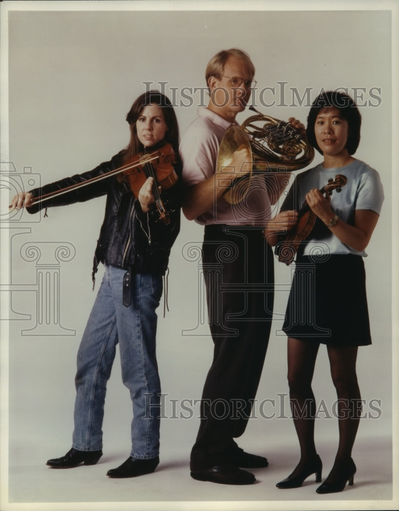1996 Houston Symphony musicians in Compaq Casual Classics - Historic Images