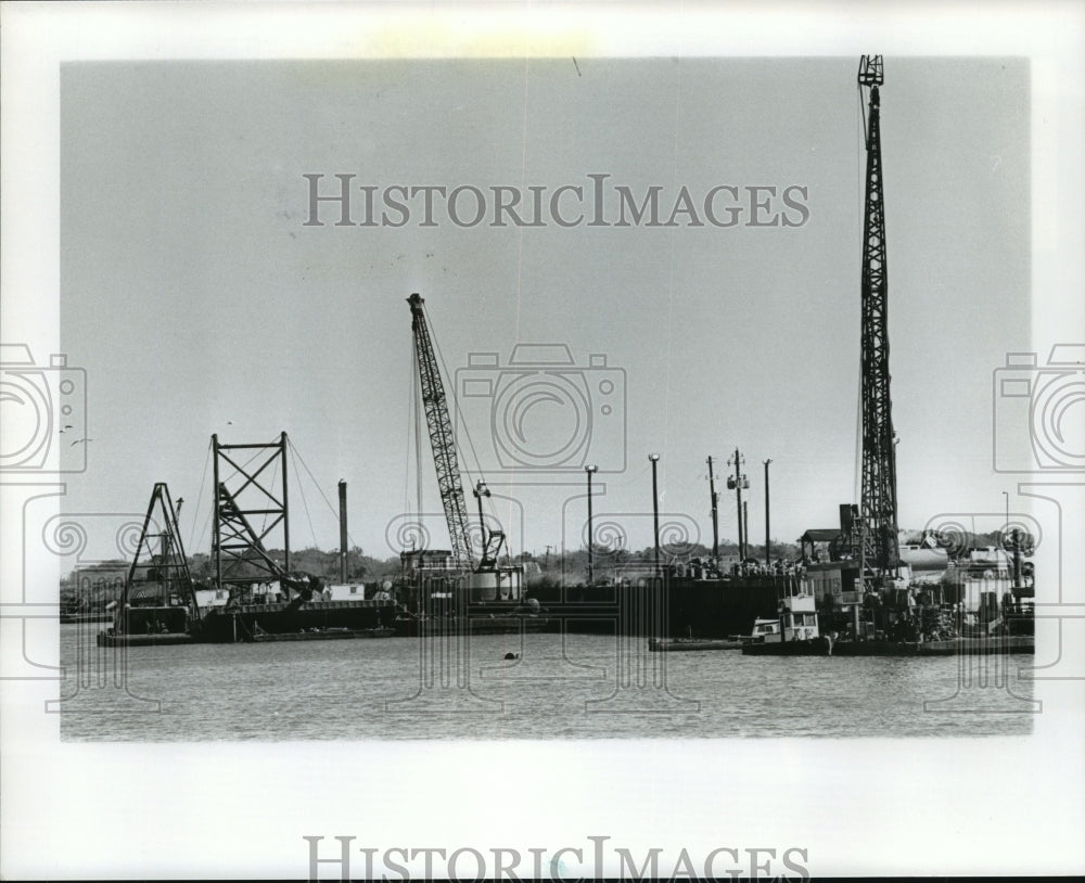 1991 View of Houston Ship Channel in the distance - Historic Images