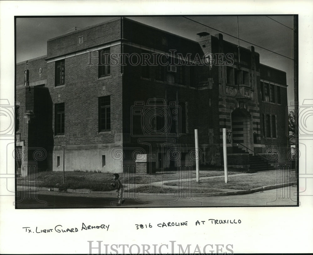 1985 Historic Houston Light Guard Armory - state&#39;s first - Historic Images
