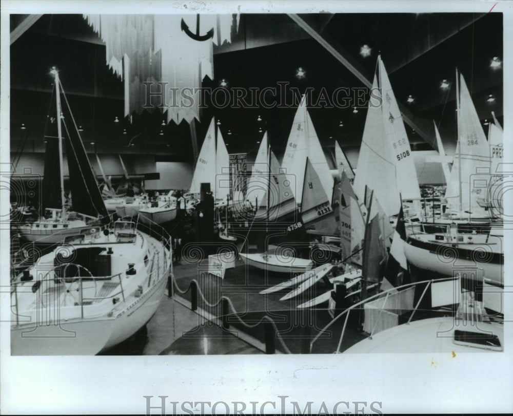 1987 Scene from Houston International Boat, Sport and Travel Show - Historic Images
