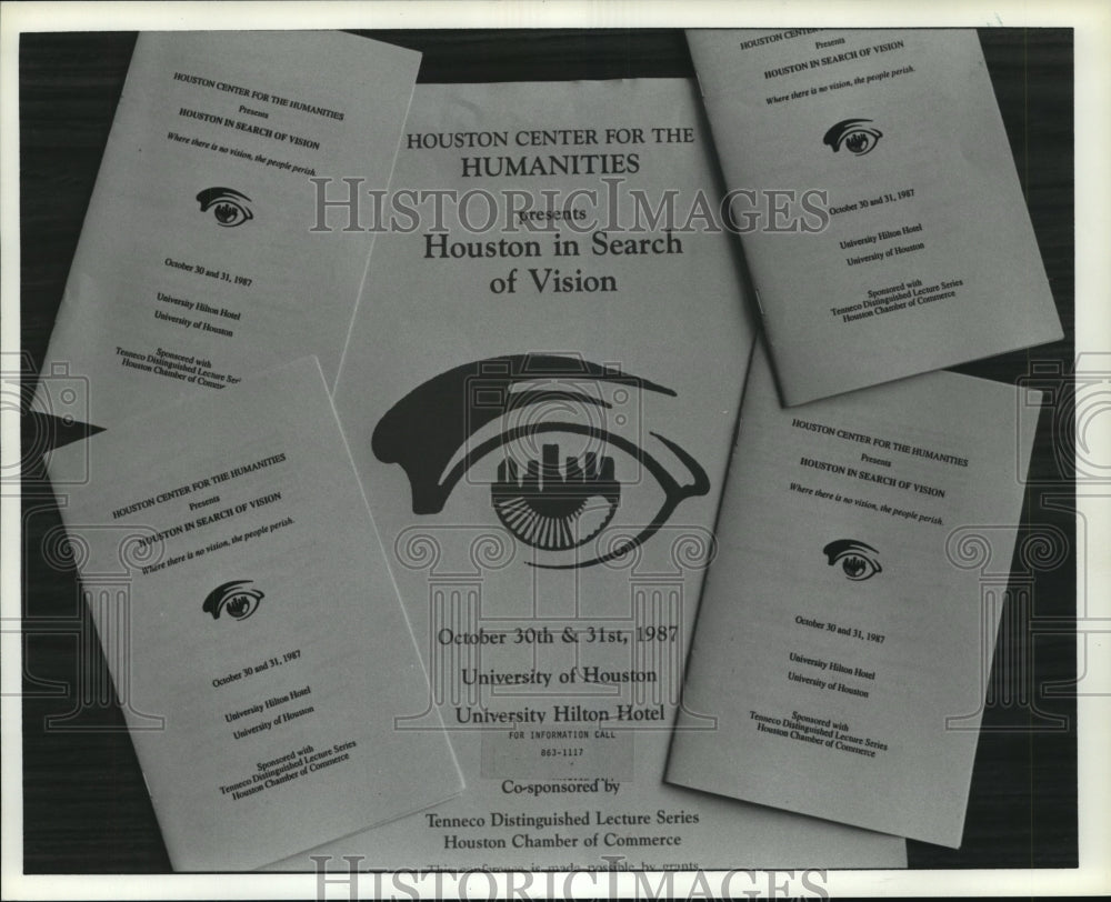 1987 Brochures from Houston in Search of Vision conference - Historic Images