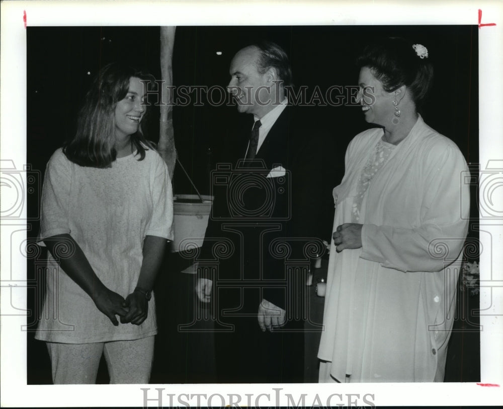 1991 Christoph Eschenbach and others at Young Artist reception - Historic Images