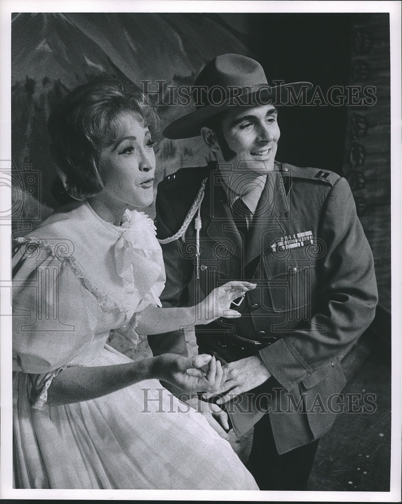 1963 Press Photo Scene from &quot;Little Mary Sunshine&quot; at Houston Theater Center - Historic Images