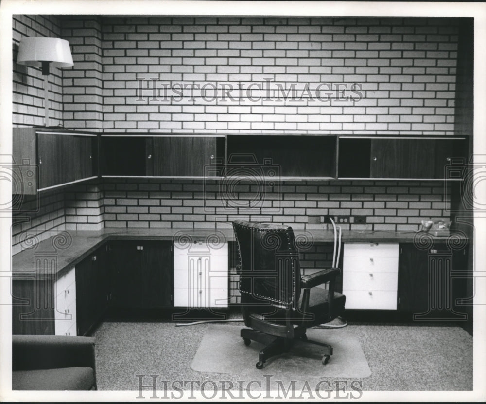 1967 Press Photo Office at Harris County Prison Farm - hca33668-Historic Images