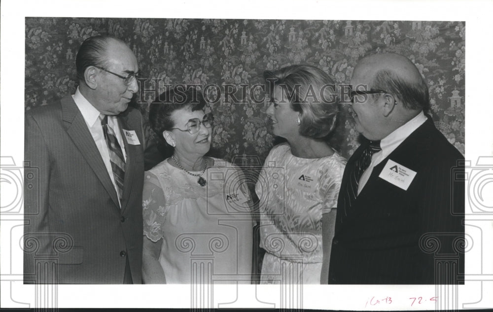 1984 Ben &amp; Marie McGuire with True &amp; Perry Smith at Awty event in TX - Historic Images