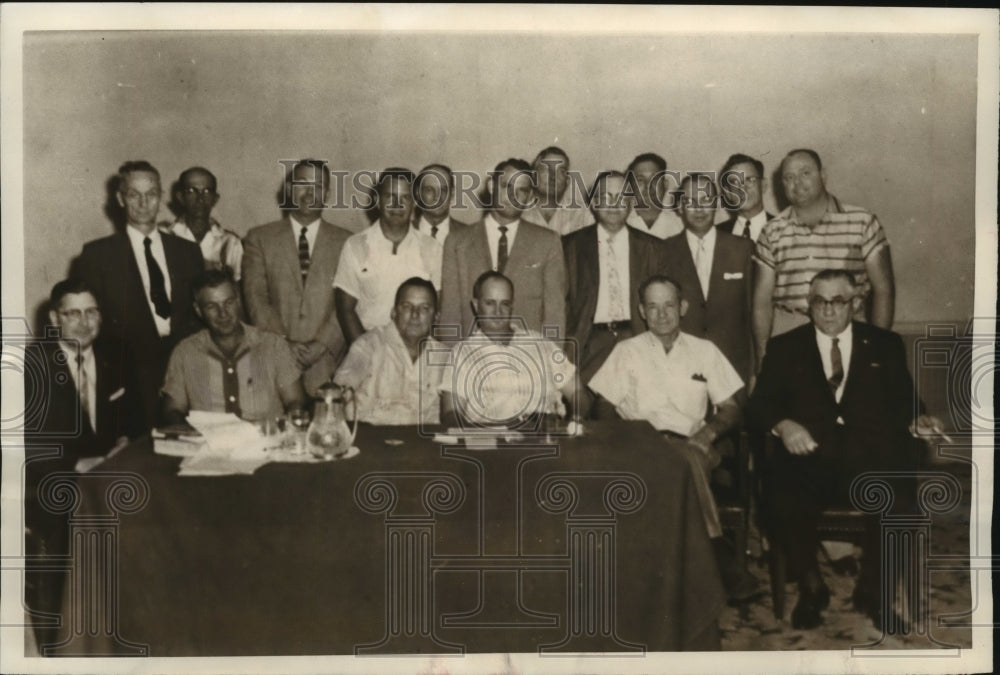 1959 Press Photo Members of Boilermakers Local 74 in Houston - hca34724 - Historic Images