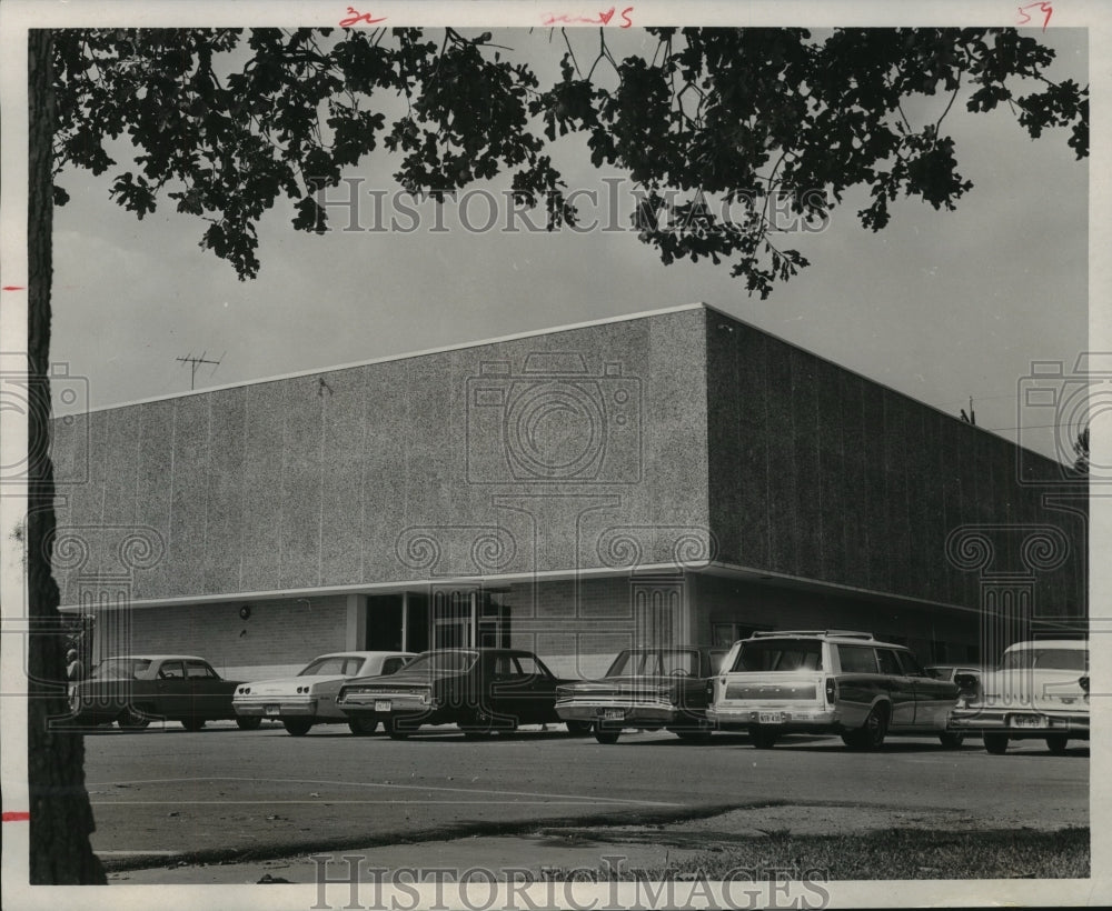 1969 Press Photo Houston's Operating Engineers Local 450 union hall - hca34828 - Historic Images