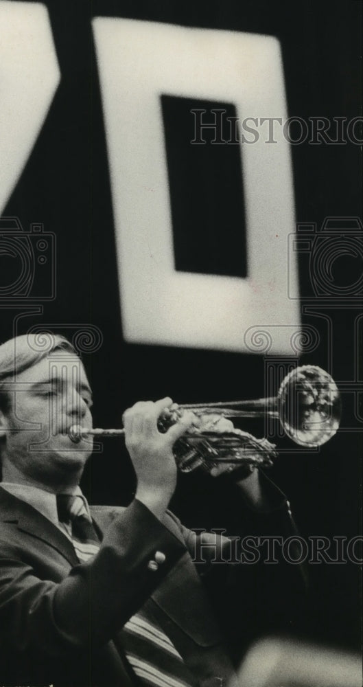 1970 Press Photo Westbury trumpeter David Terrell at Houston Lee Jazz Festival-Historic Images