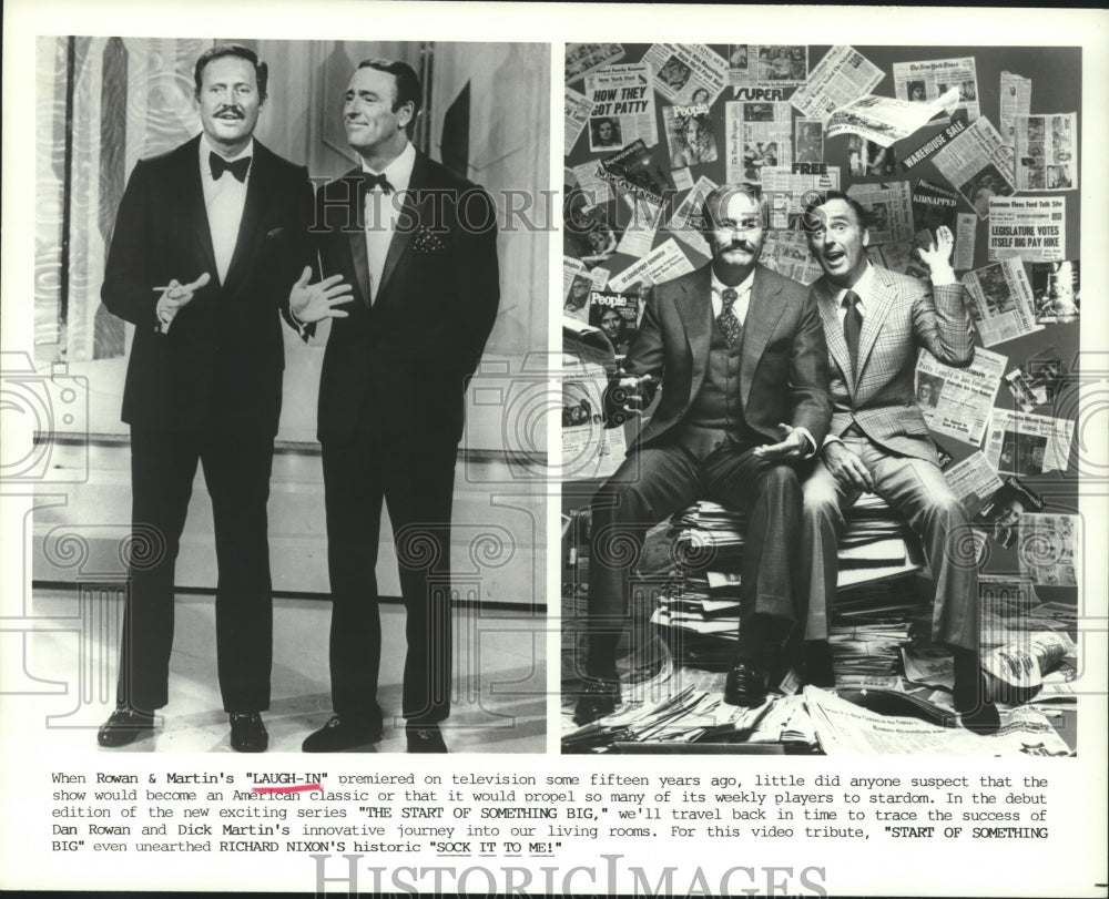 1970 Scene from Laugh-In &quot;Start of Something Big&quot; TV show - Historic Images