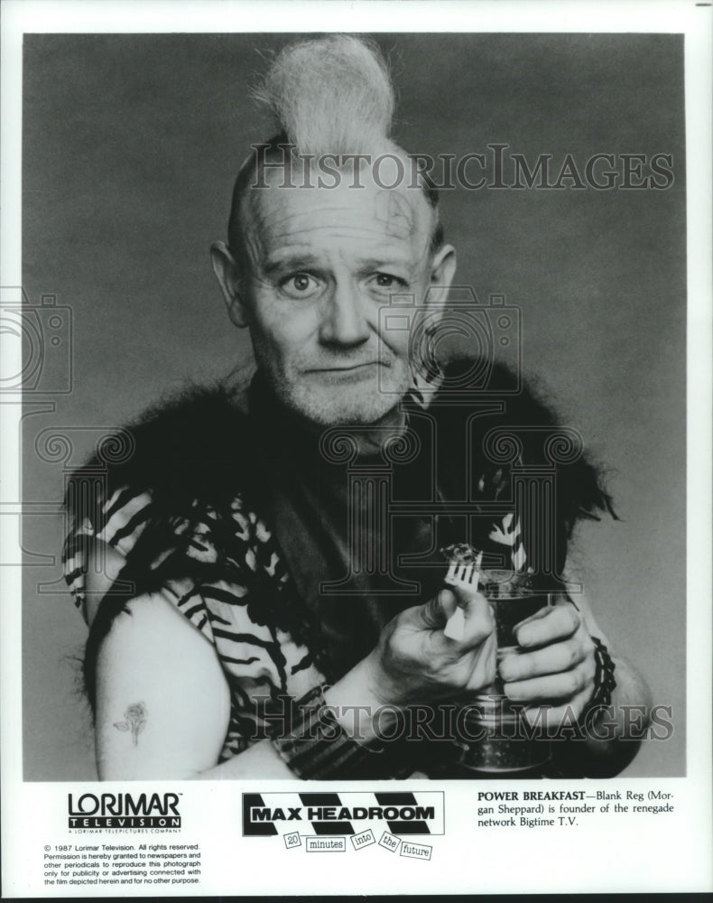 1987 Press Photo Max Headroom - Historic Images