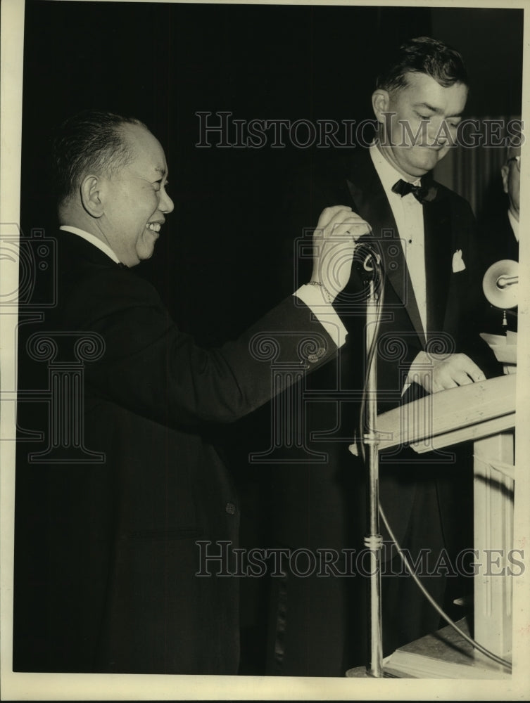 1957 Press Photo Speakers at National Conference of Christians and Jews, Houston - Historic Images