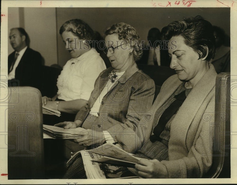 1959 Ladies in waiting, Grand Jury, Houston, Texas-Historic Images