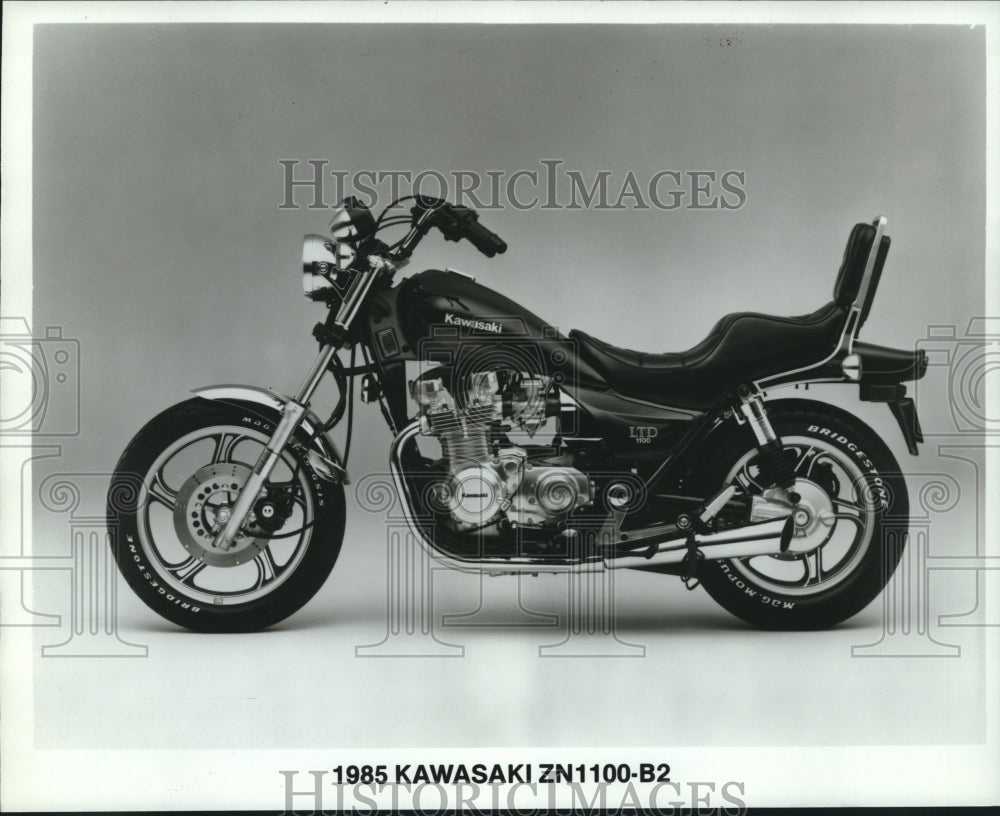 1985 Press Photo Kawasaki ZN1100-B2 Motorcycle - Historic Images