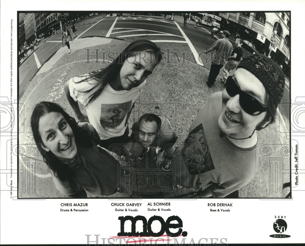 1996 Press Photo Members of the music group moe. - hca47325- Historic Images