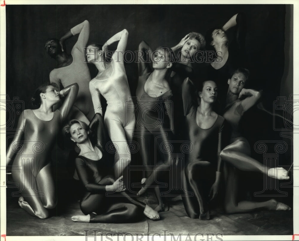 1991 Press Photo Joan Karff's New Dance Group - "Percussive Language" - Houston - Historic Images