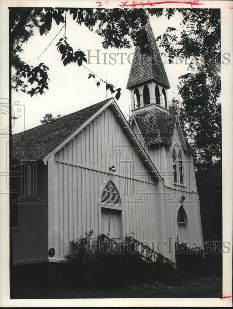 1965 Press Photo Christ Episcopal Church in San Augustine, Texas Second Oldestt - Historic Images