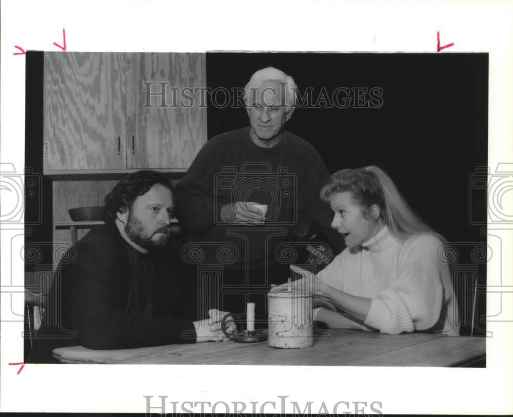 1993 Press Photo Cast members of the play &quot;Sight Unseen&quot; in Houston - hca53902- Historic Images