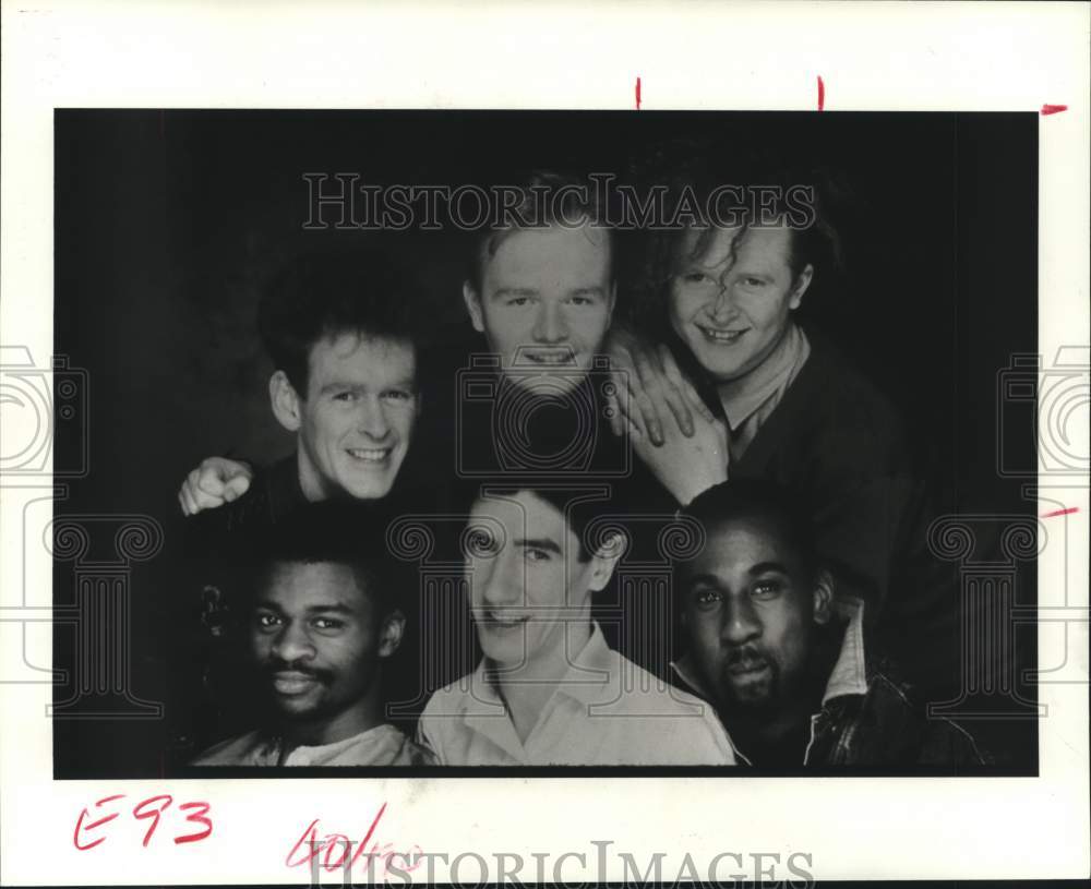 1987 Press Photo Members of the Music Group &quot;Simply Red&quot; - hca54394- Historic Images