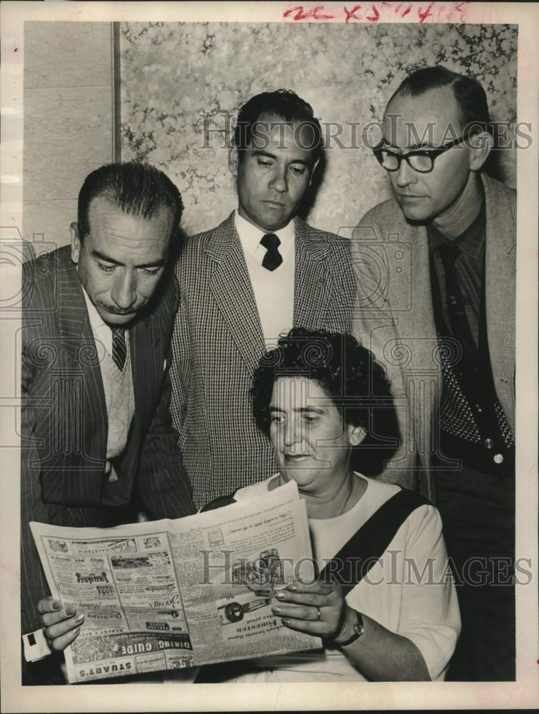 1961 Press Photo Participants at the 48th  Texas Veterinary Medical convention - Historic Images