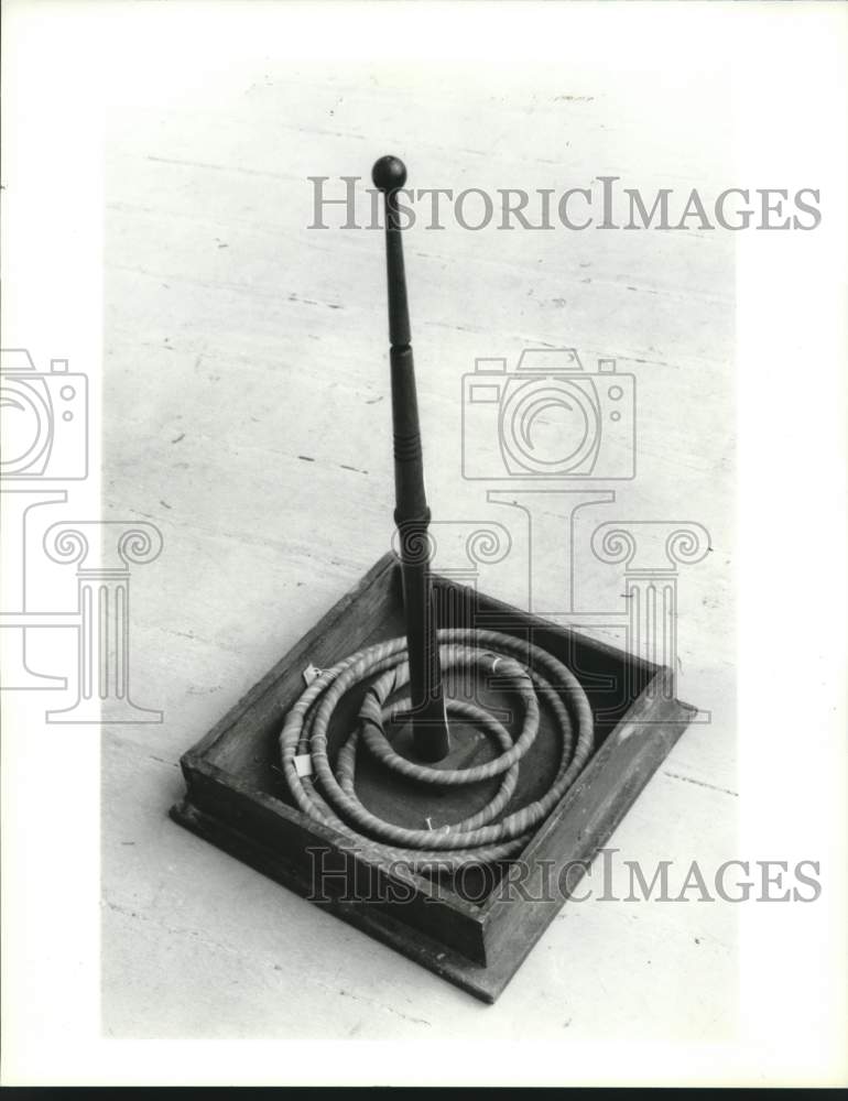 1991 Press Photo Victorian Christmas Toy in 1890's Houston, Texas - hca55288- Historic Images