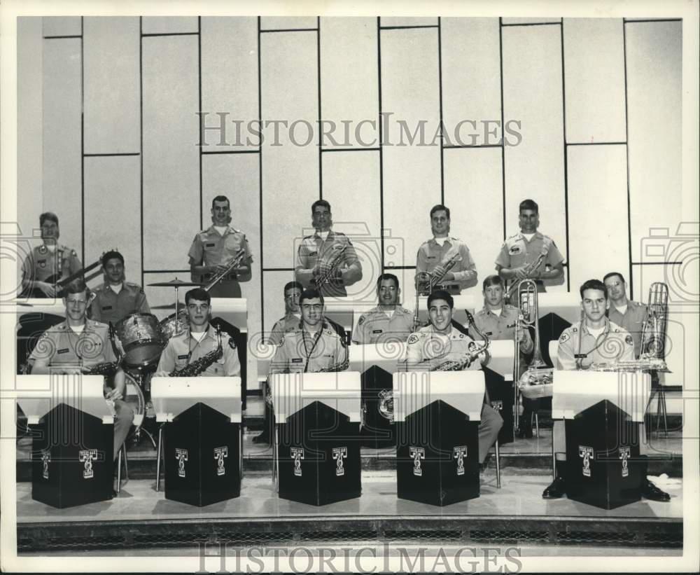 1976 Press Photo Members of the Texas A&amp;M University Stage Band - hca55523- Historic Images