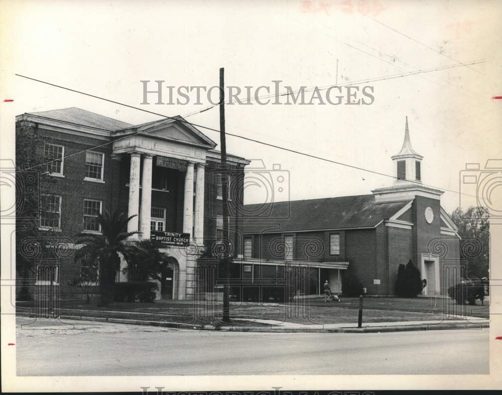 1965 Press Photo Trinity Baptist Church in Houston, Texas - hca57488- Historic Images