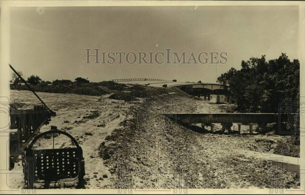 1959 Press Photo Waco-York Street Bridge, facing south, Houston, Texas- Historic Images