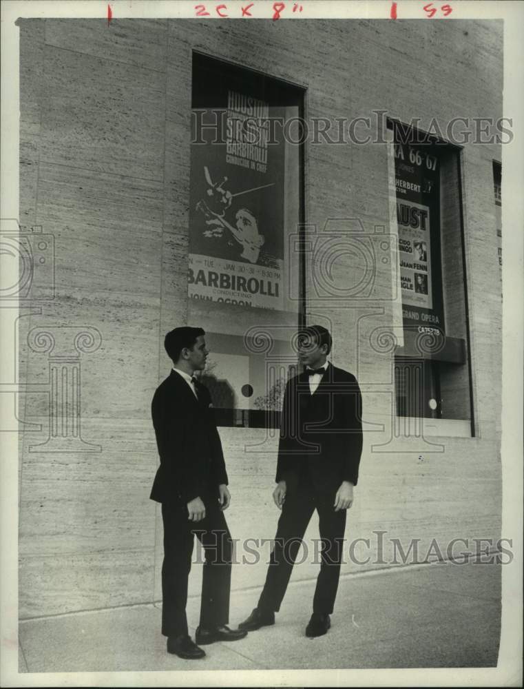 1967 All-State musicians Walter Harveson and Danny Breaux of Houston - Historic Images